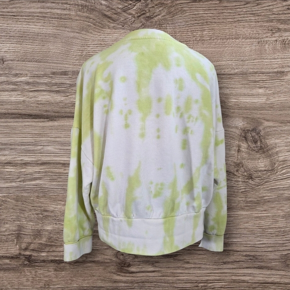 Old Navy Women's Tie-Dye Sweater - Green and White Size L - Picture 5 of 5